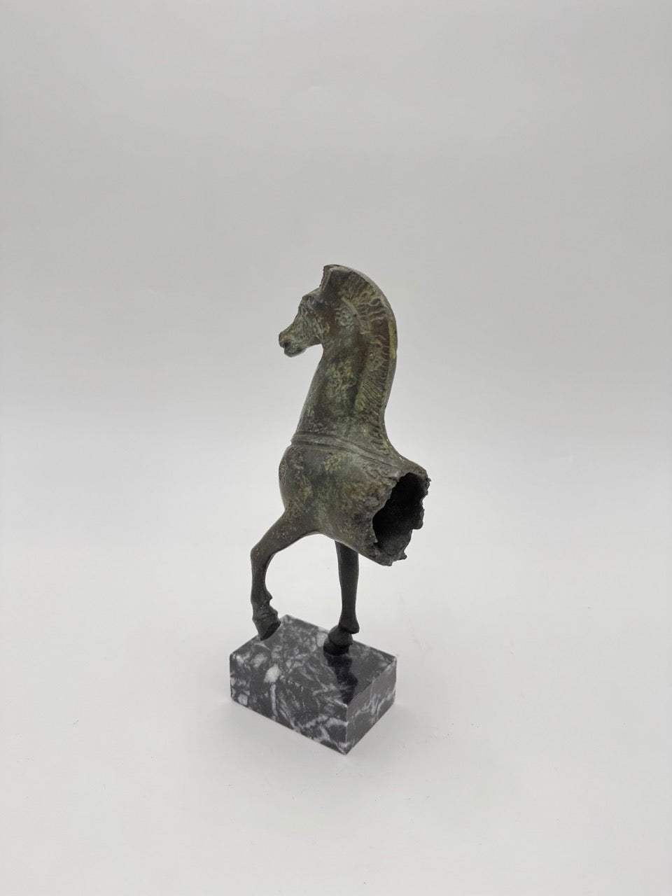 Horse sculpture ancient Greek bronze statue - Acropolis museum replica Brand: Harilla